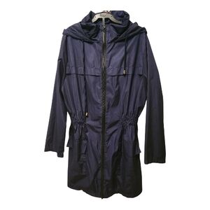 Women's Navy Hooded Jacket